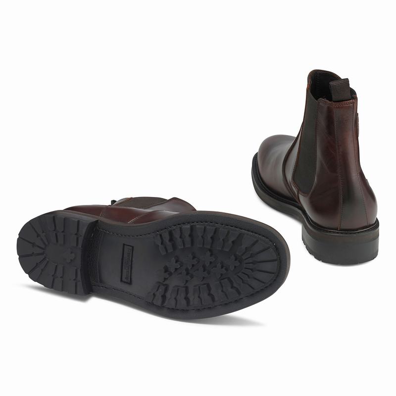 Botas Chelsea Russell And Bromley Wayside Masculino Marrom | BXX7121DZ