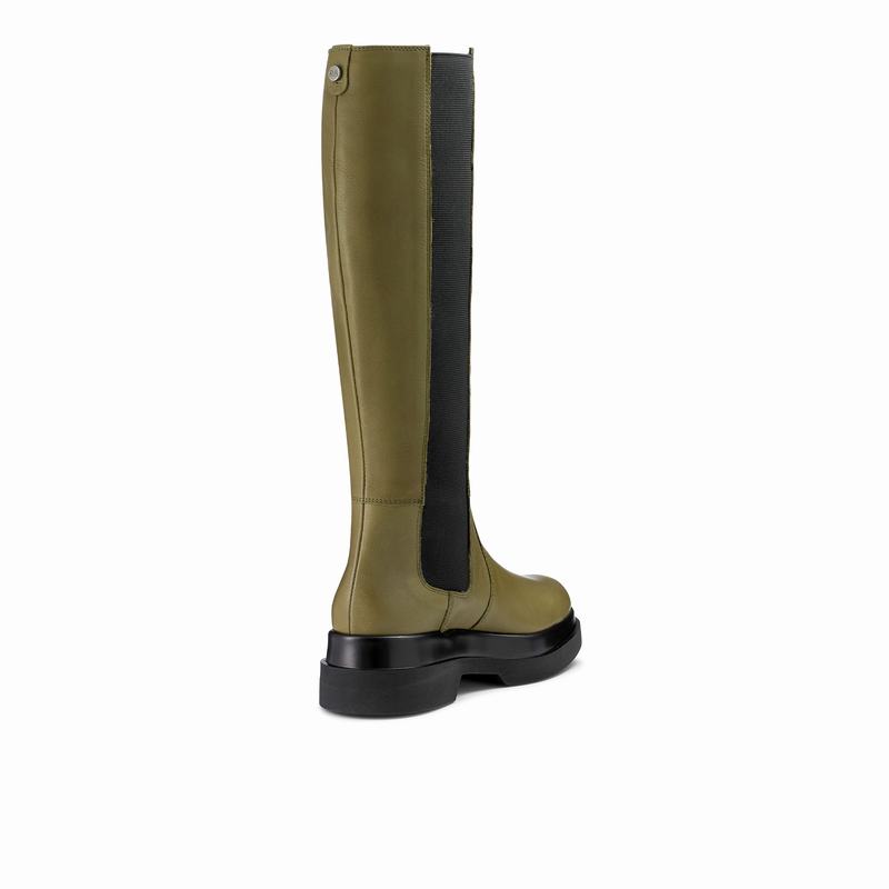 Botas De Cano Alto Russell And Bromley Everglade Feminino Verdes | ILV226TU