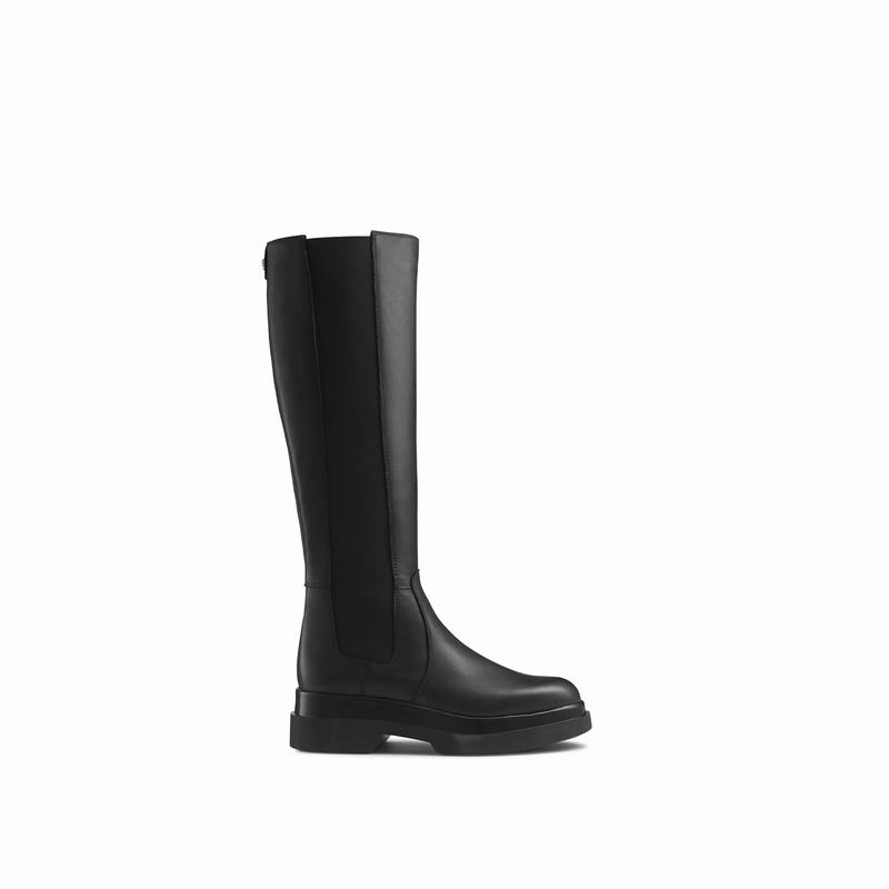 Botas De Cano Alto Russell And Bromley Everglade Feminino Pretas | UGW8584GP