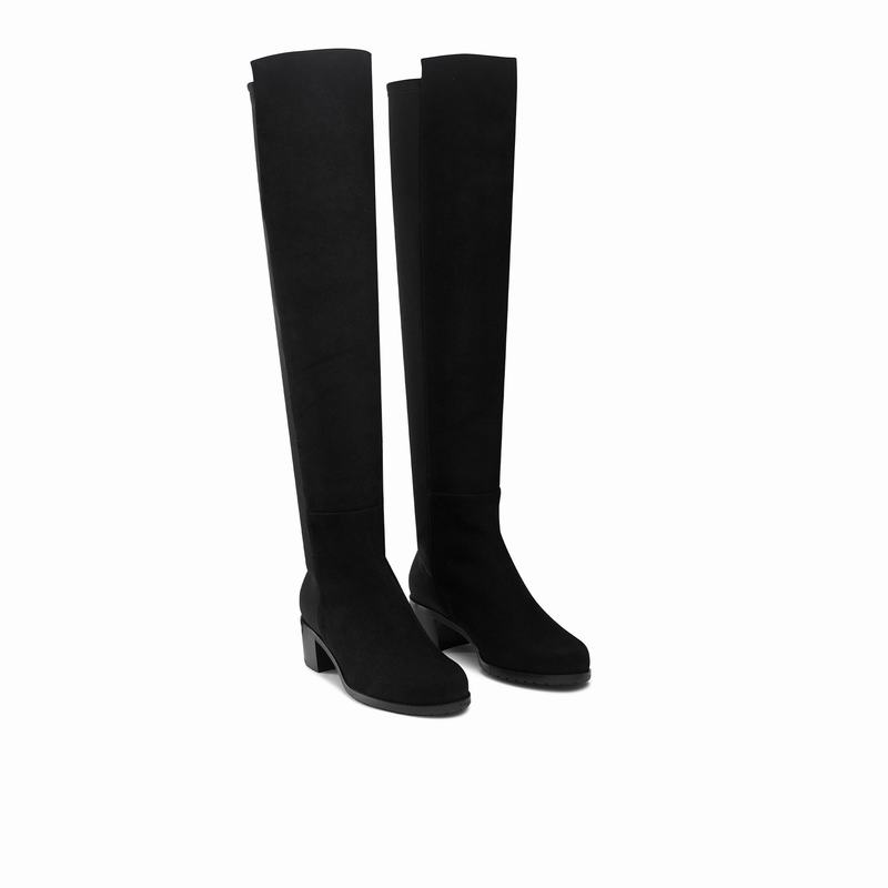 Botas De Cano Alto Russell And Bromley Half Full Feminino Pretas | GGC8041QA