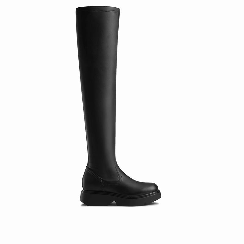 Botas De Cano Alto Russell And Bromley Holdtight Feminino Pretas | IEI850LP