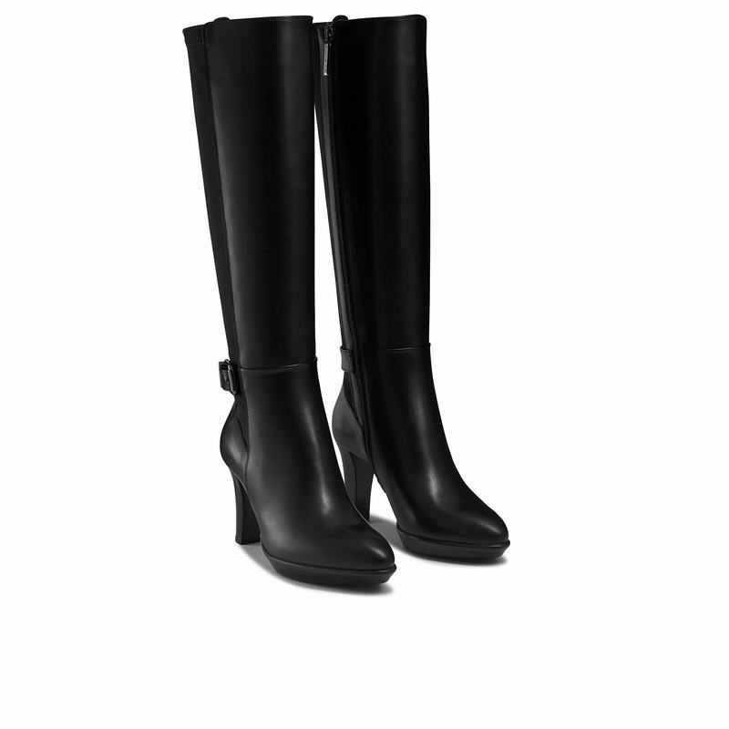 Botas De Cano Alto Russell And Bromley Rainbow Feminino Pretas | QUQ7237WH