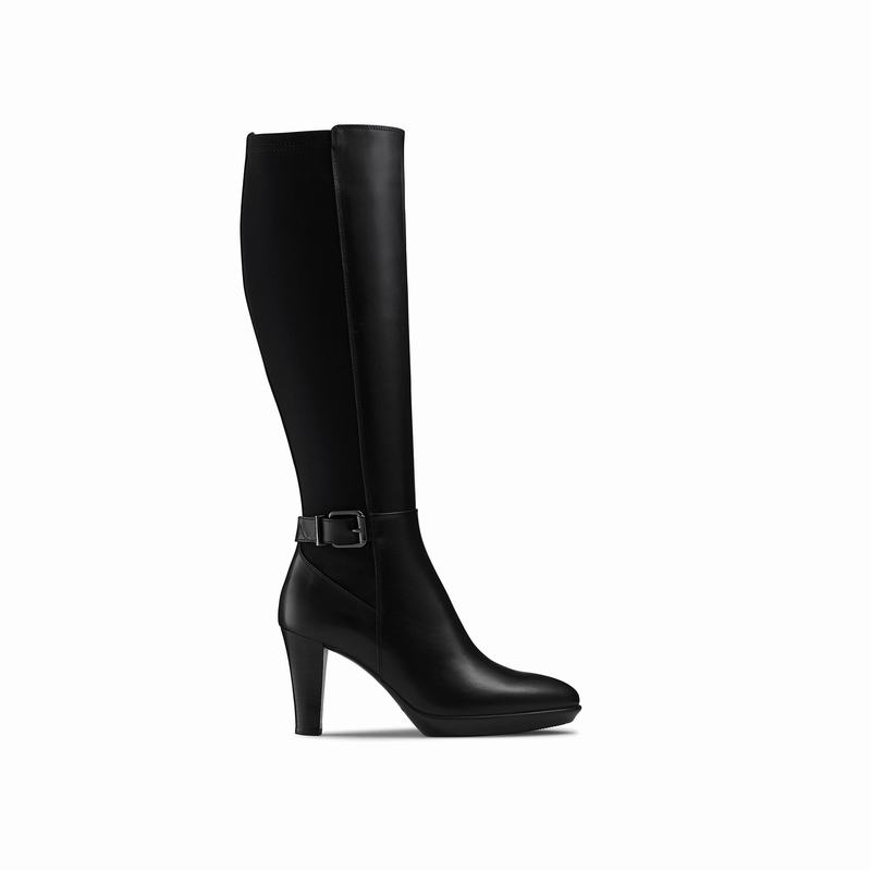 Botas De Cano Alto Russell And Bromley Rainbow Feminino Pretas | QUQ7237WH