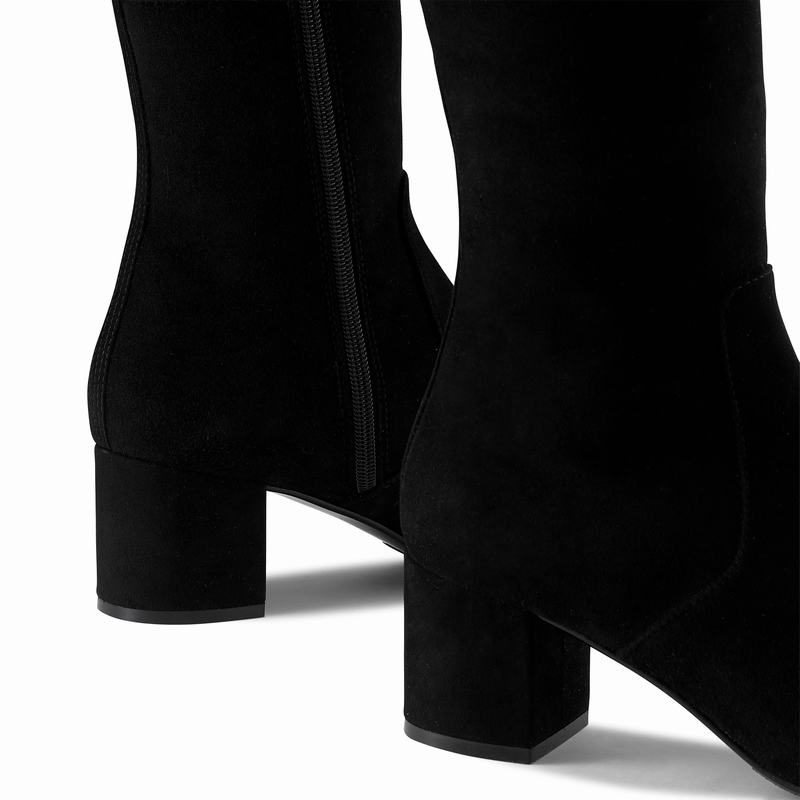 Botas De Cano Alto Russell And Bromley Way Up Feminino Pretas | KDF6126US