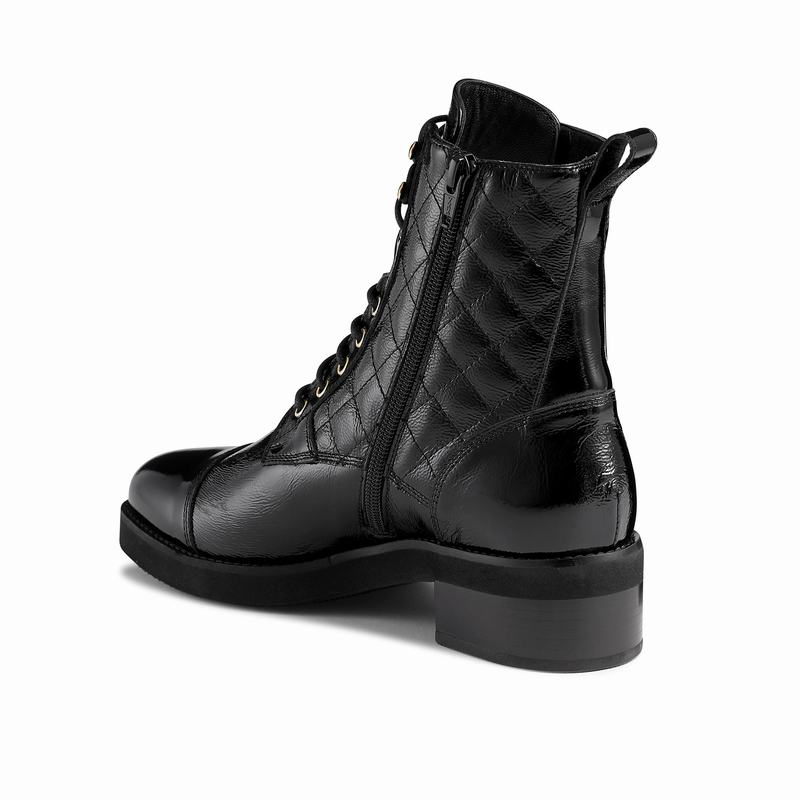 Botas de Amarrar Russell And Bromley Atomic Feminino Pretas | HUV9275ZD