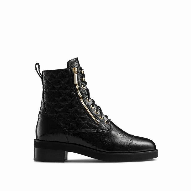 Botas de Amarrar Russell And Bromley Atomic Feminino Pretas | HUV9275ZD