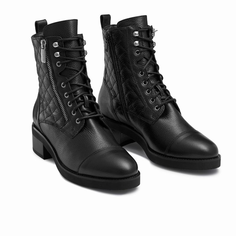 Botas de Amarrar Russell And Bromley Atomic Feminino Pretas | ISS5876CQ