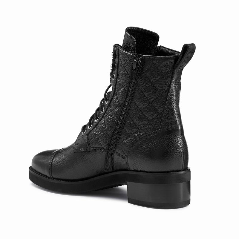 Botas de Amarrar Russell And Bromley Atomic Feminino Pretas | ISS5876CQ