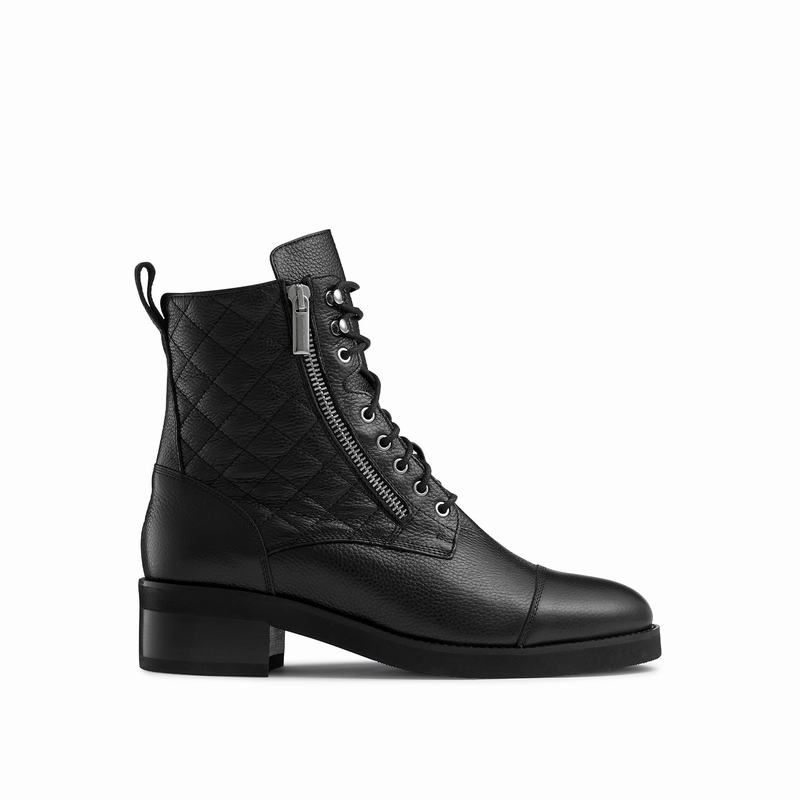 Botas de Amarrar Russell And Bromley Atomic Feminino Pretas | ISS5876CQ