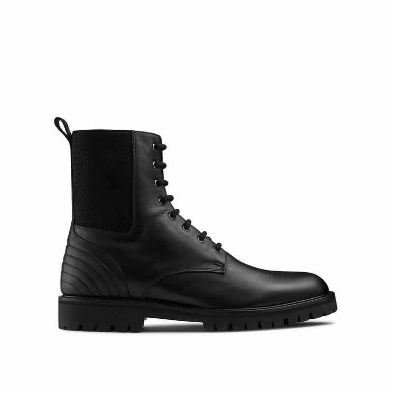 Botas de Amarrar Russell And Bromley Bailey Masculino Pretas | VJT5131AK