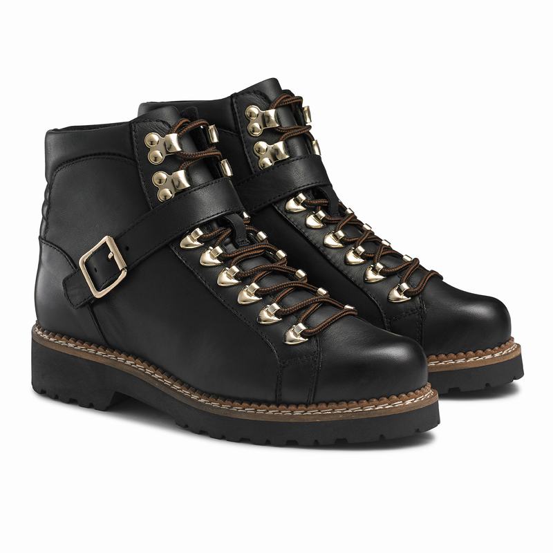 Botas de Amarrar Russell And Bromley Compass Feminino Pretas | LQQ1223GG