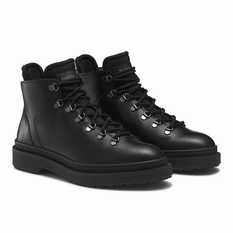 Botas de Amarrar Russell And Bromley Eiger Masculino Pretas | ORM8373OO