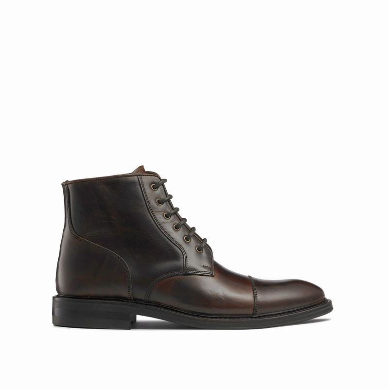 Botas de Amarrar Russell And Bromley Portobello Masculino Marrom | PTM8022ZW