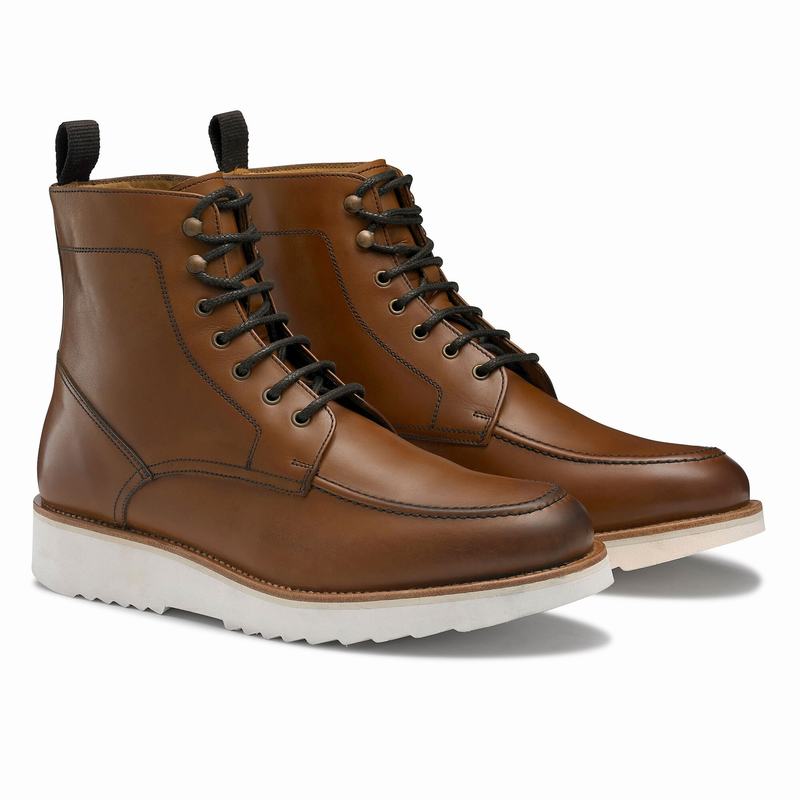 Botas de Amarrar Russell And Bromley Ridgeway Masculino Marrom | VHA6230UB