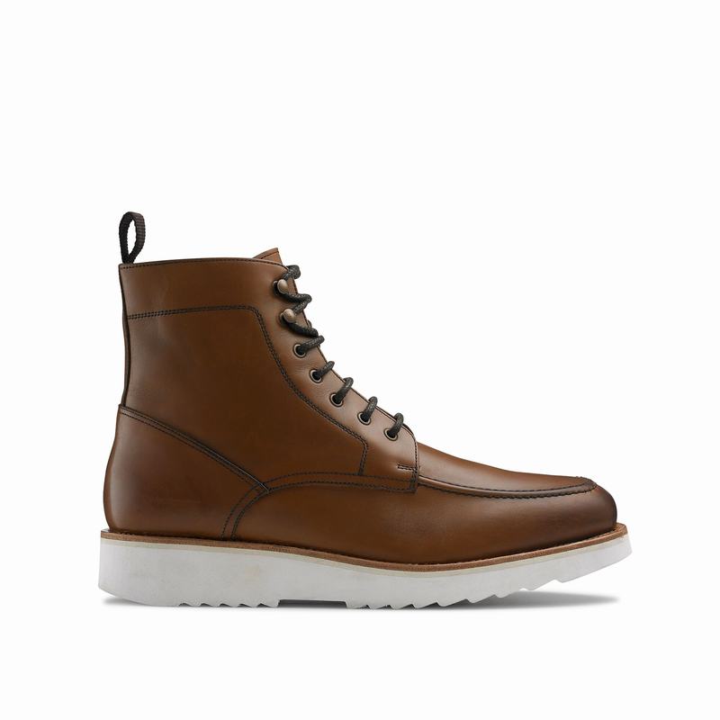 Botas de Amarrar Russell And Bromley Ridgeway Masculino Marrom | VHA6230UB