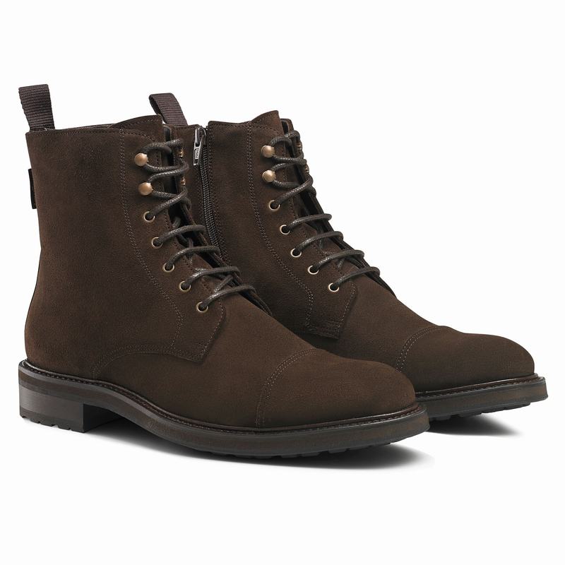 Botas de Amarrar Russell And Bromley Stomp Masculino Marrom | PAD5760PX