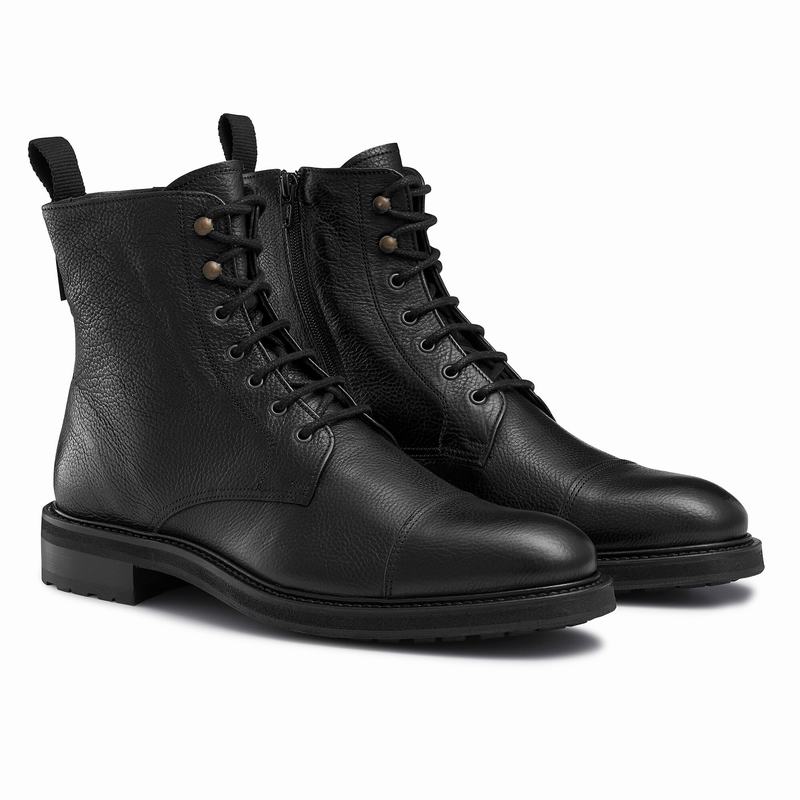 Botas de Amarrar Russell And Bromley Stomp Masculino Pretas | PLH388ZA