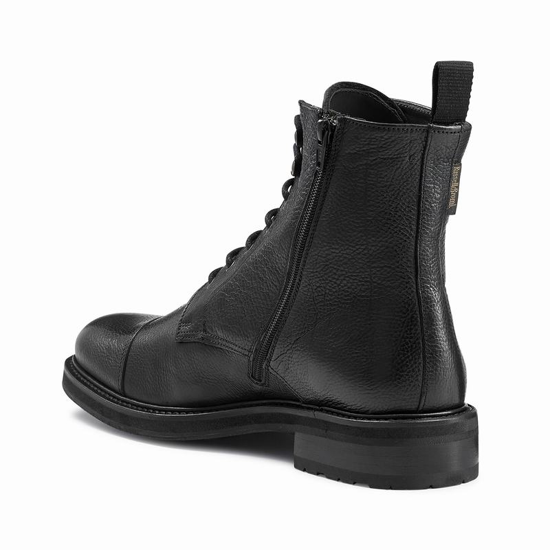 Botas de Amarrar Russell And Bromley Stomp Masculino Pretas | PLH388ZA