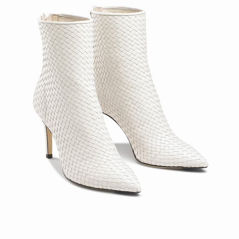 Botins Russell And Bromley 85bootiehi Feminino Creme Branco | BXY267XZ