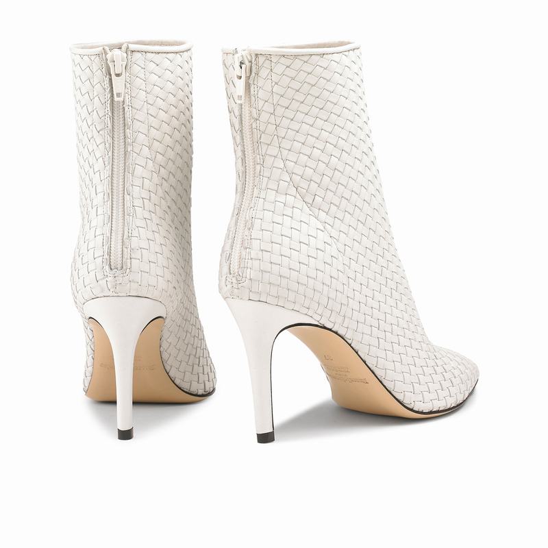 Botins Russell And Bromley 85bootiehi Feminino Creme Branco | BXY267XZ