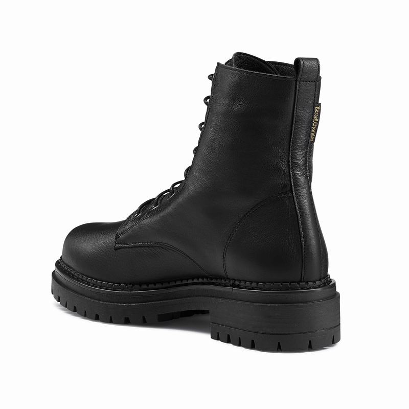 Botins Russell And Bromley Combat Feminino Pretas | RMY2075JU