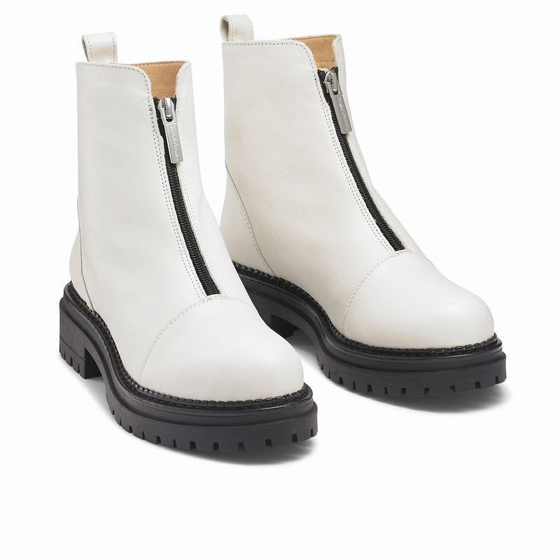 Botins Russell And Bromley Conquest Feminino Branco | OKU5518RV