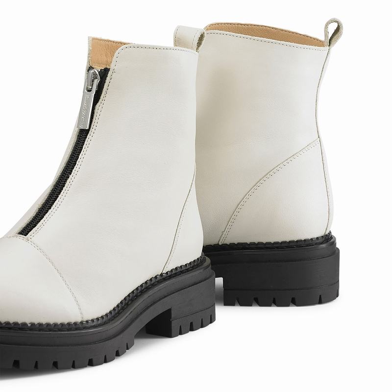 Botins Russell And Bromley Conquest Feminino Branco | OKU5518RV