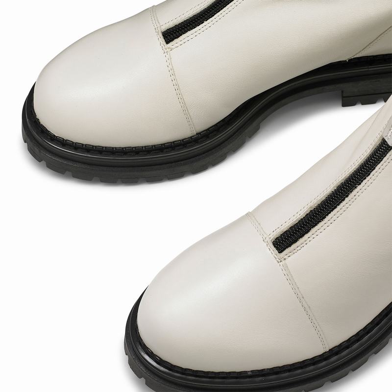 Botins Russell And Bromley Conquest Feminino Branco | OKU5518RV