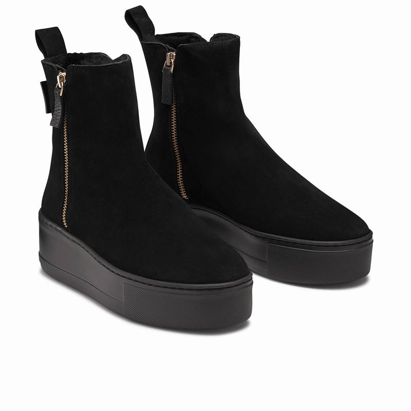 Botins Russell And Bromley Park Frost Feminino Pretas | HIV5914KL