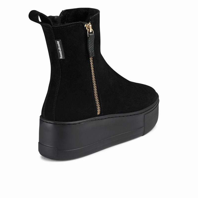 Botins Russell And Bromley Park Frost Feminino Pretas | HIV5914KL