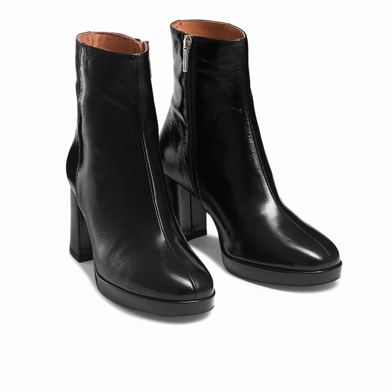 Botins Russell And Bromley Twiggy Feminino Pretas | KEW6113IZ