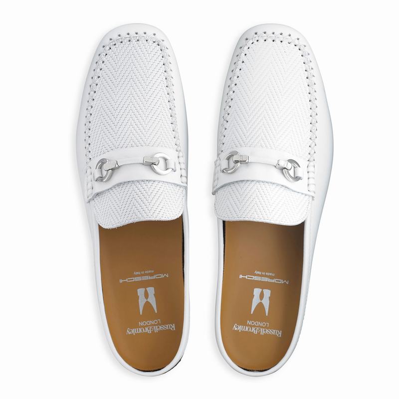 Chinelos Russell And Bromley Crossout Masculino Branco | IDV9839ZP