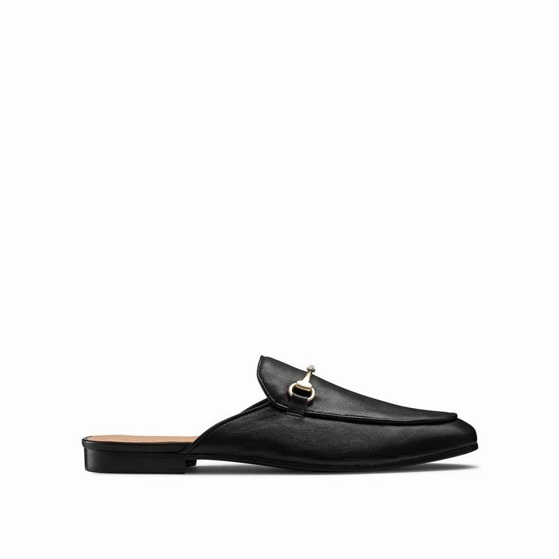 Chinelos Russell And Bromley Loaferslip Masculino Pretas | IST4435NC