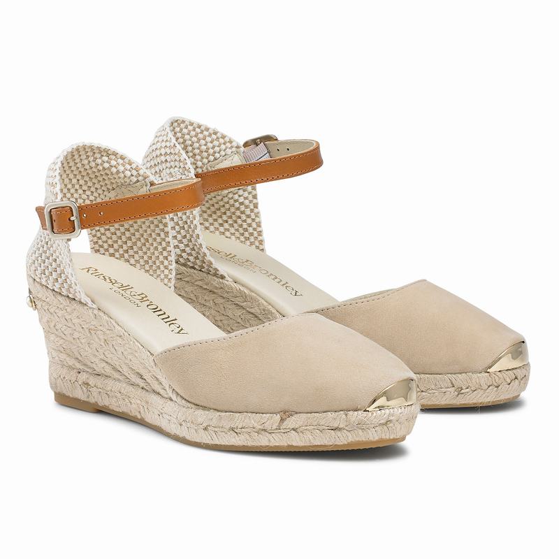 Espadrille Russell And Bromley Coco-nut Feminino Marrom | KEF598XZ