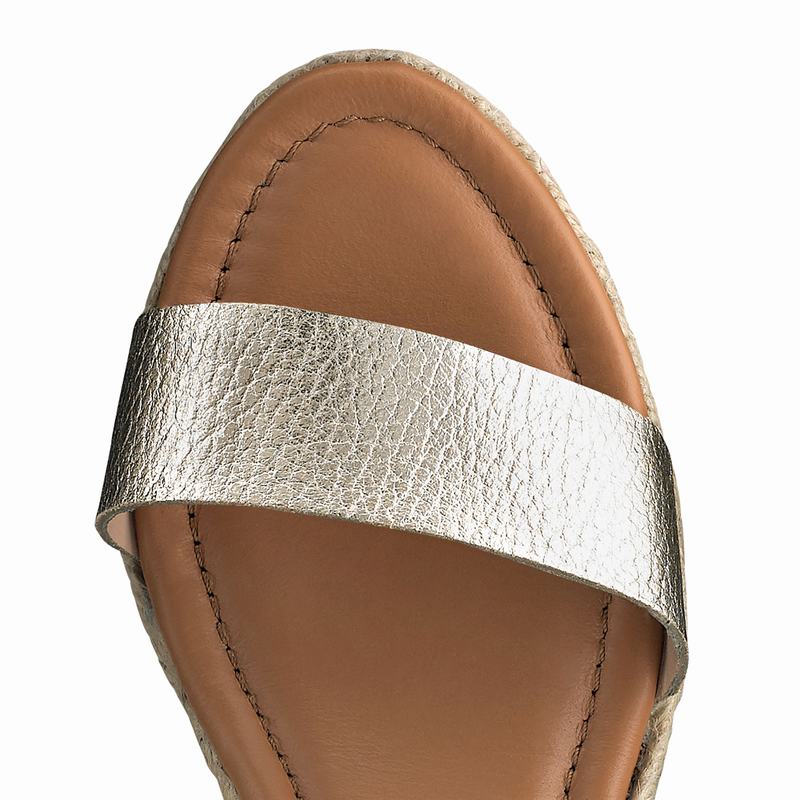 Espadrille Russell And Bromley Coin Spin Feminino Metallic | VXJ3468FW