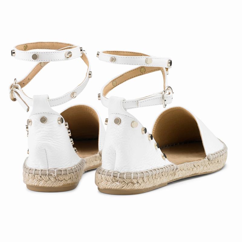 Espadrille Russell And Bromley Coin Wrap Feminino Branco | OFW8618OB