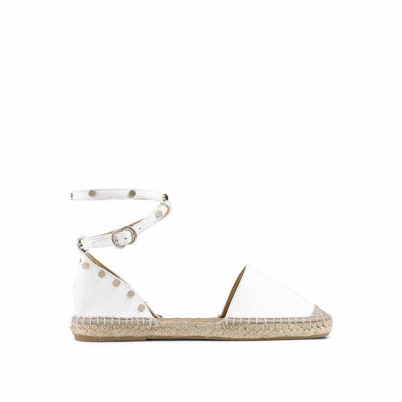 Espadrille Russell And Bromley Coin Wrap Feminino Branco | OFW8618OB