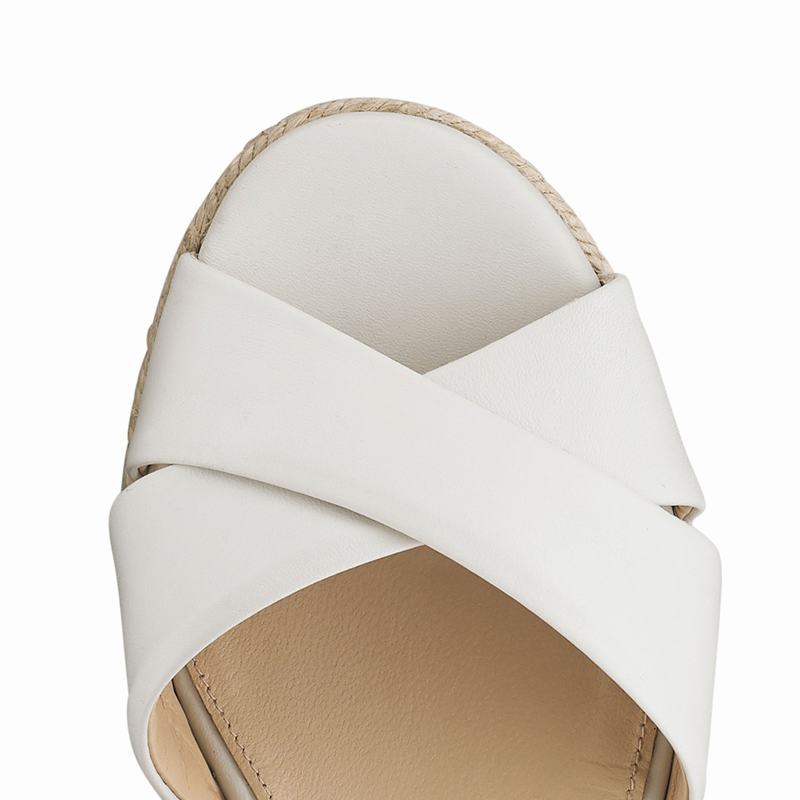 Espadrille Russell And Bromley Gelato Feminino Branco | POP54100HL