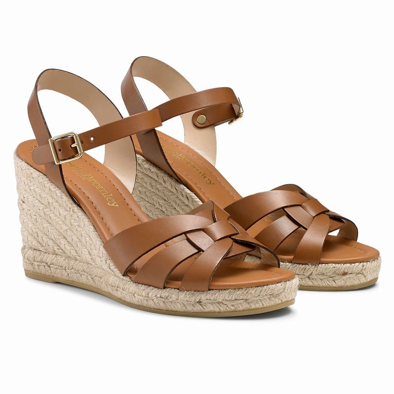 Espadrille Russell And Bromley Headspin Feminino Marrom | UDX2630WG