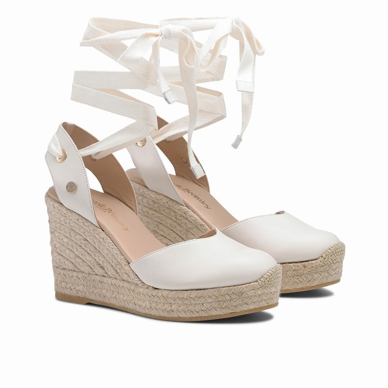 Espadrille Russell And Bromley Papadelle Feminino Branco | HPO7673BA