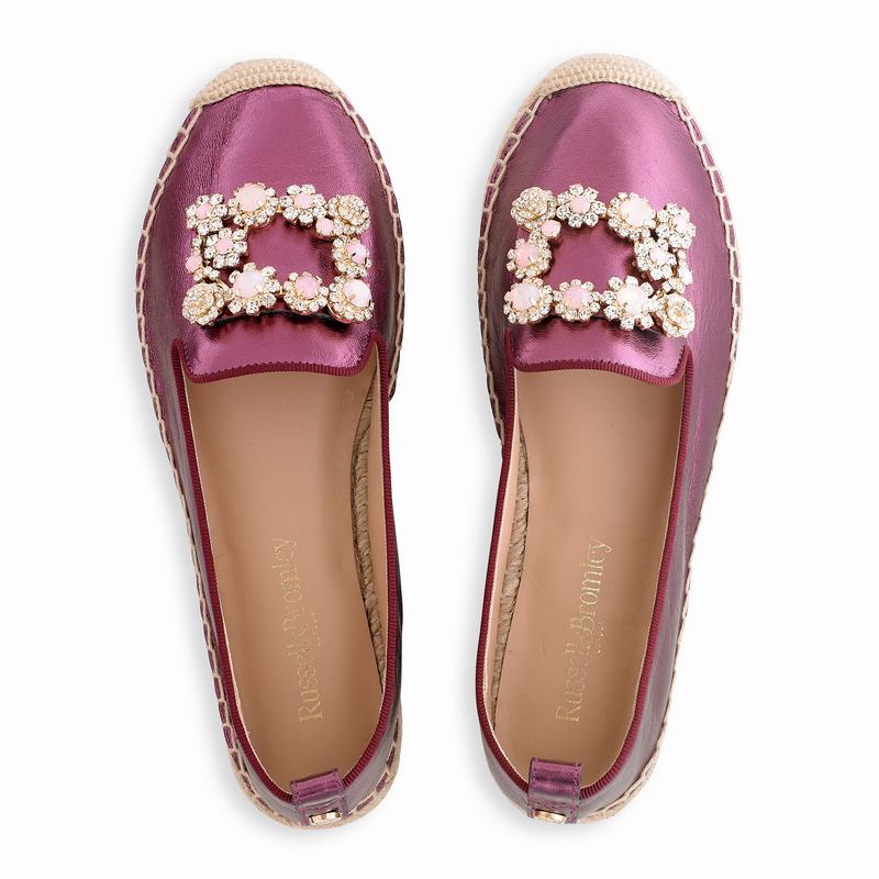 Espadrille Russell And Bromley Pocketfull Feminino Roxo | SZJ9452LD