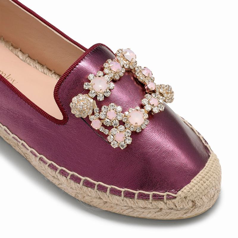 Espadrille Russell And Bromley Pocketfull Feminino Roxo | SZJ9452LD