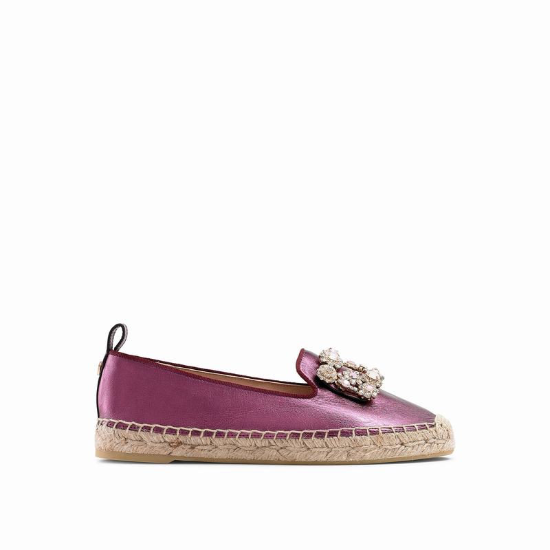 Espadrille Russell And Bromley Pocketfull Feminino Roxo | SZJ9452LD