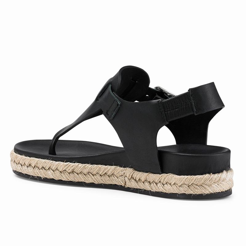 Espadrille Russell And Bromley Surfside Feminino Pretas | XZN9743ME