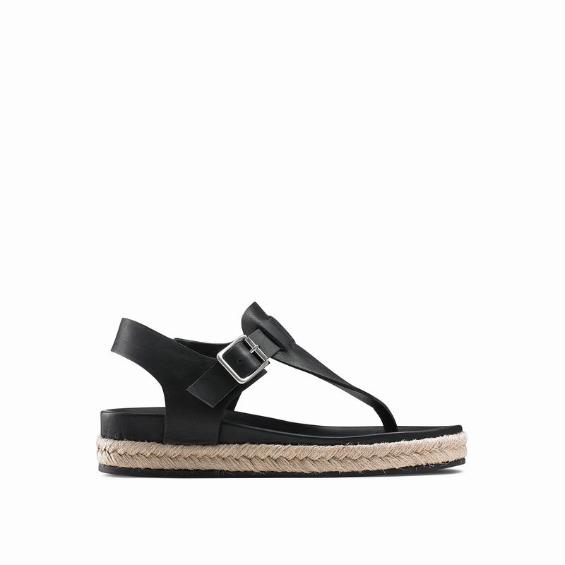 Espadrille Russell And Bromley Surfside Feminino Pretas | XZN9743ME