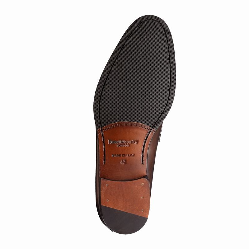 Mocassins Russell And Bromley Aspen Masculino Marrom | NUK1164YM