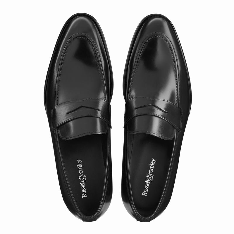 Mocassins Russell And Bromley Aspen Masculino Pretas | OXX436OC