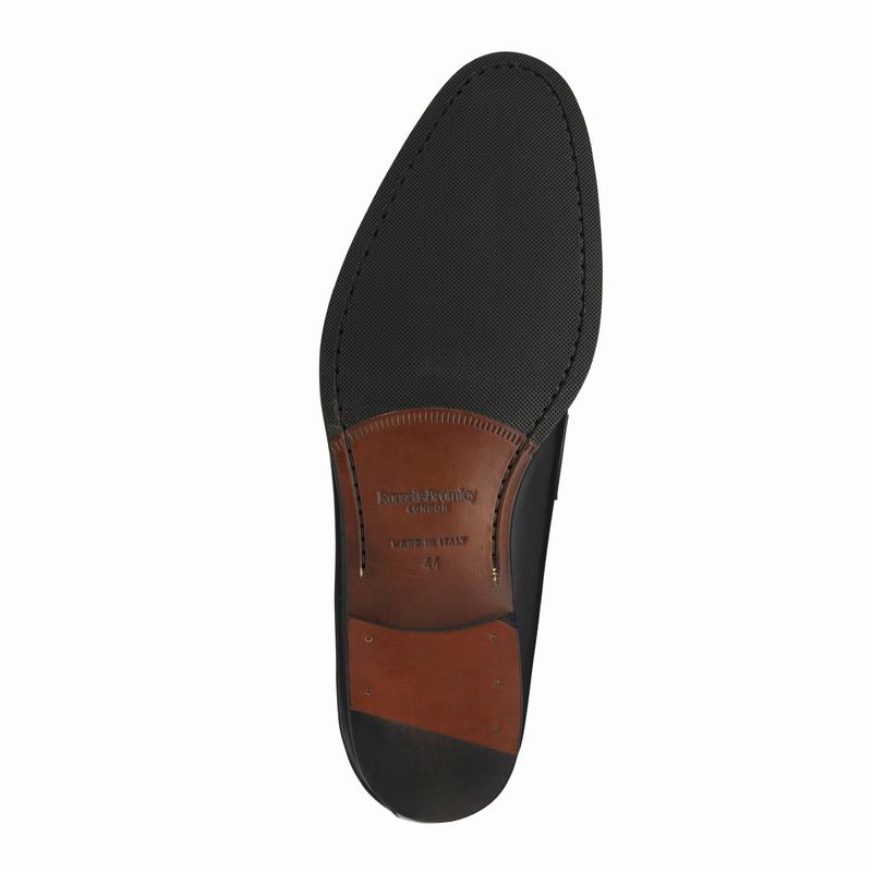 Mocassins Russell And Bromley Aspen Masculino Pretas | OXX436OC