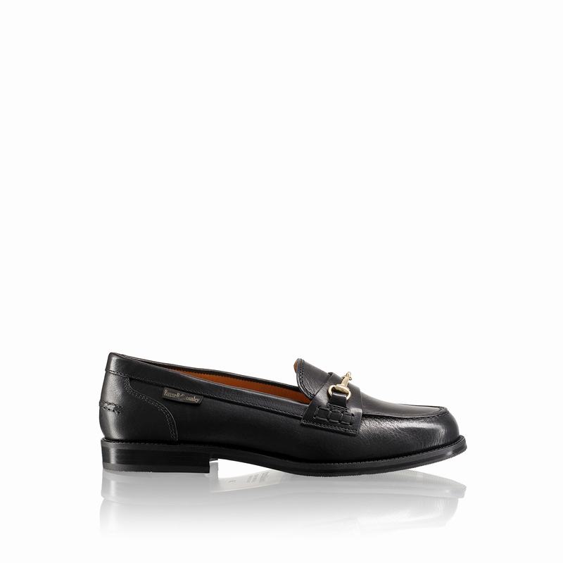 Mocassins Russell And Bromley Brewster Feminino Pretas | FBY1683OI