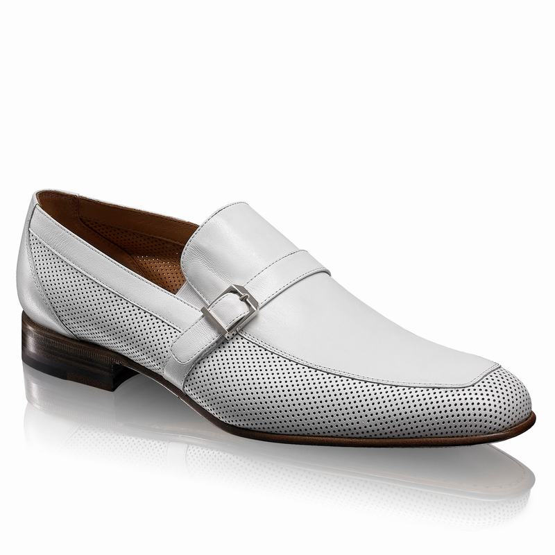 Mocassins Russell And Bromley Charisma Masculino Branco | VKQ654IJ